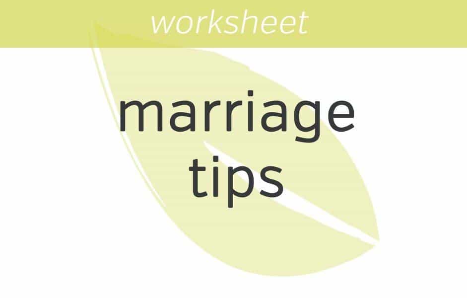 Gottmans Marriage Tips