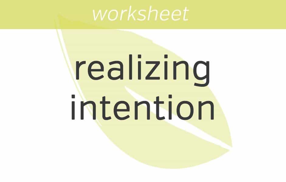 Realizing Intention