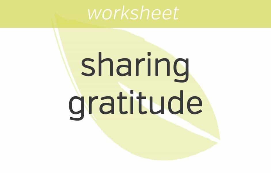 Sharing Gratitude