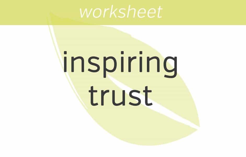 inspiring trust