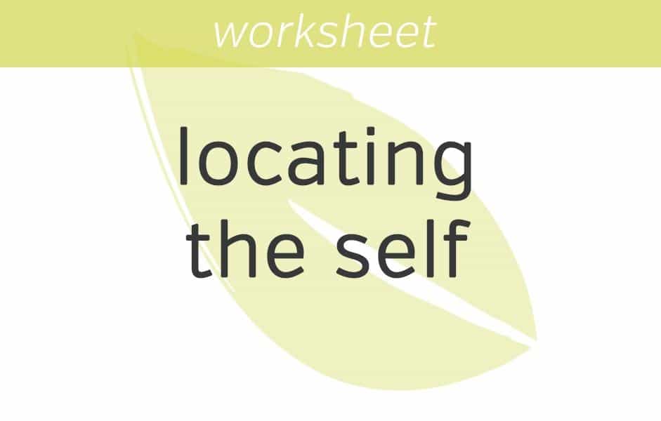 locating the self