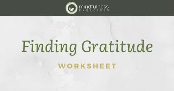 Finding Gratitude