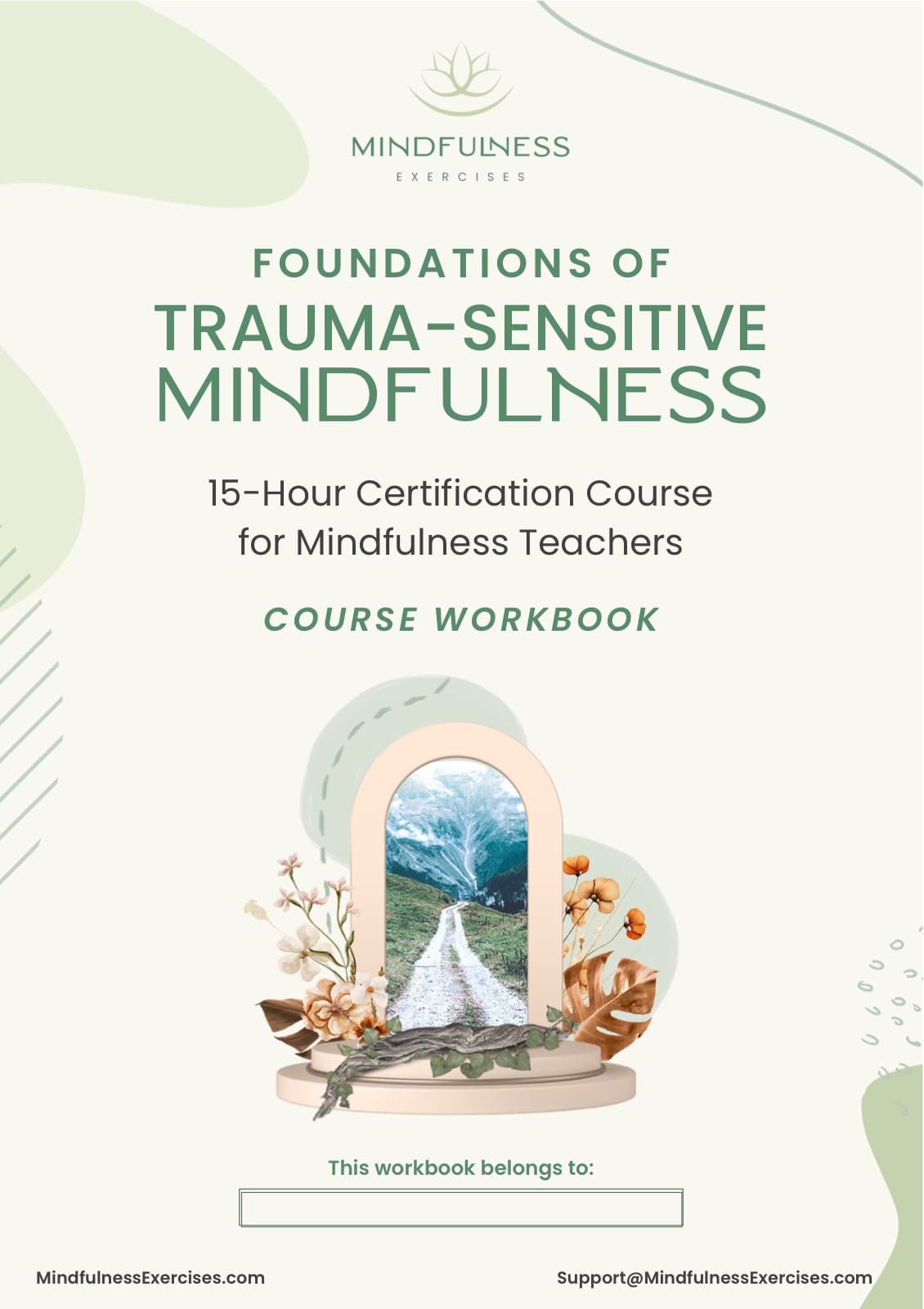 Workbook cover — Foundations of Trauma-Sensitive Mindfulness