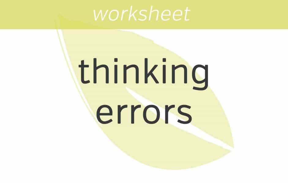 Common Errors in Thinking