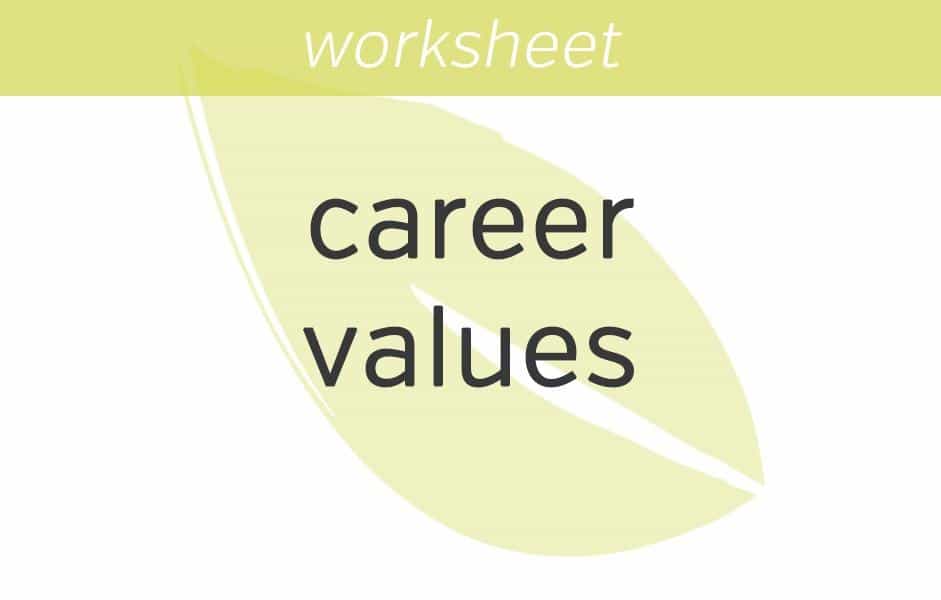 appraising my career values