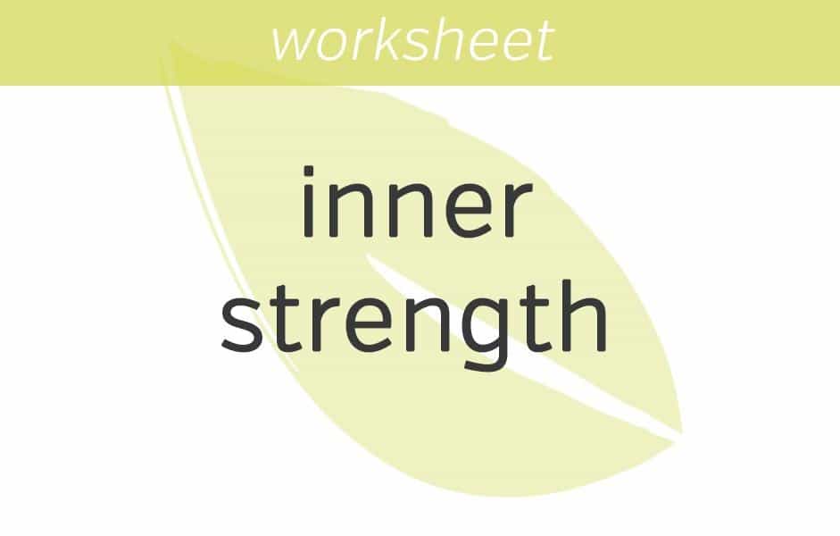 building inner strength