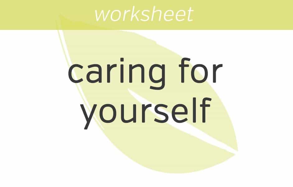caring for yourself in an integrated way
