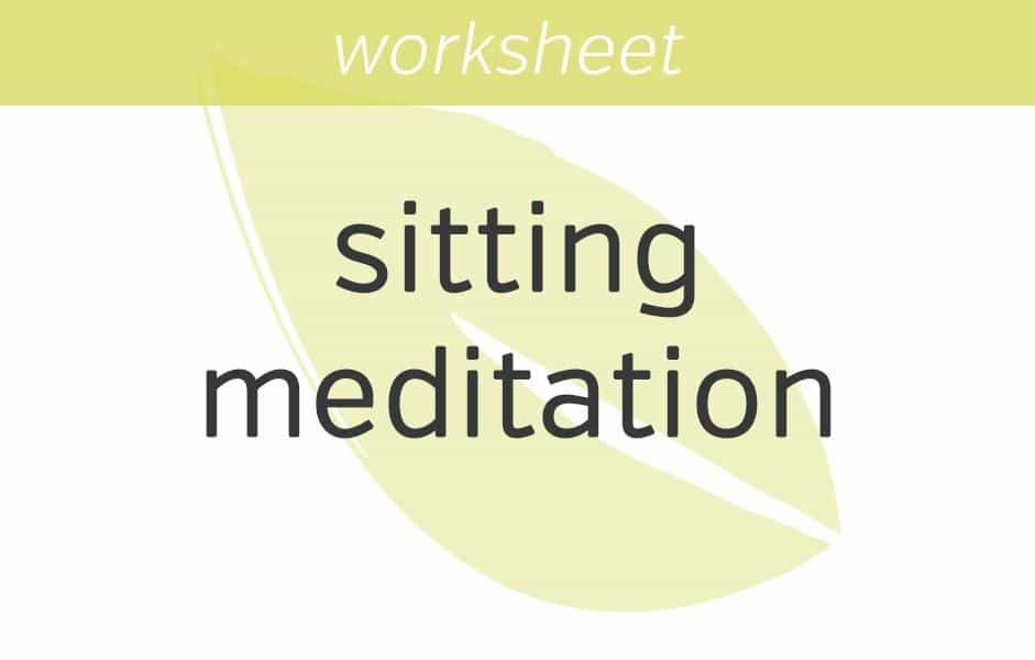 several styles of sitting meditation