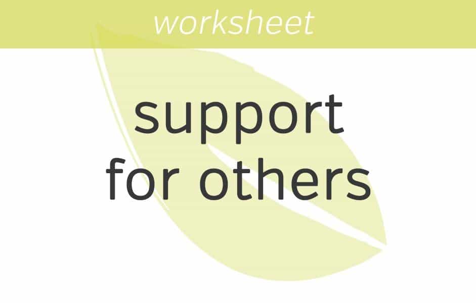 stepping up your support of others