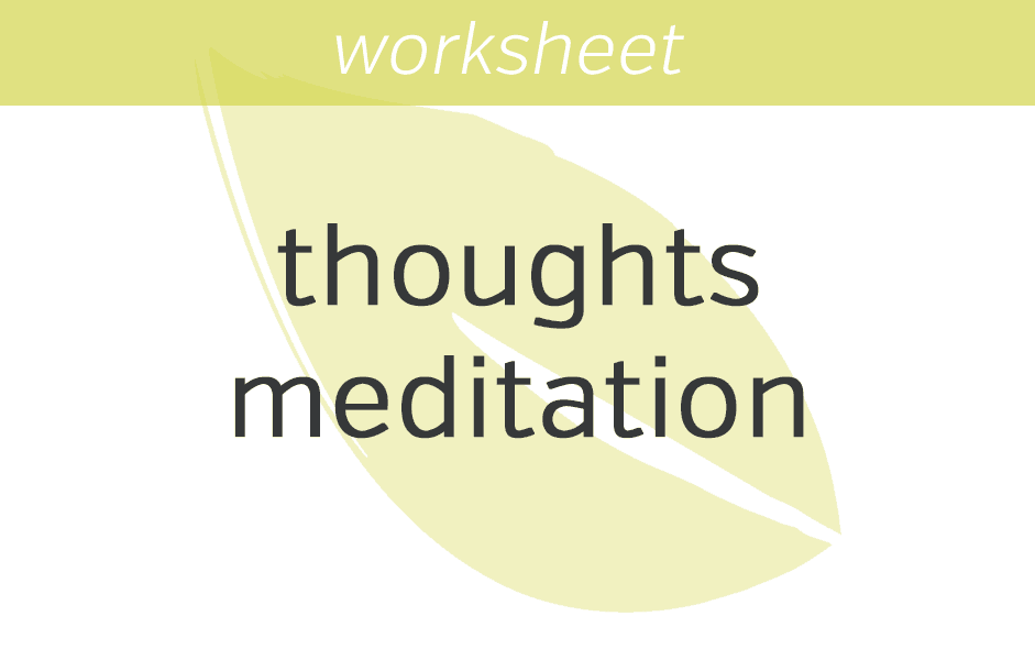 Thoughts Meditation