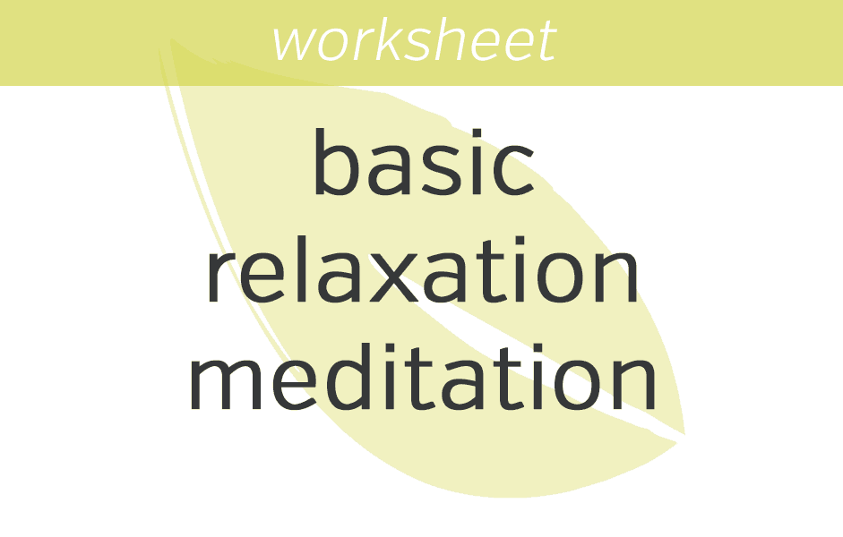 Basic Relaxation Meditation