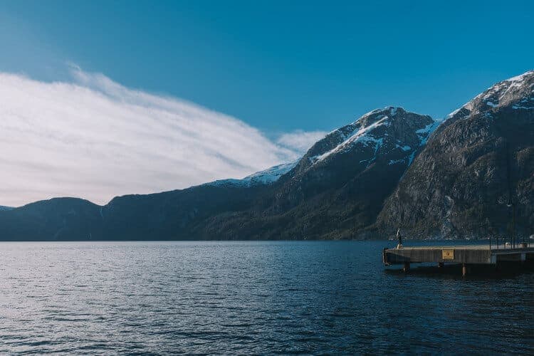 Laying Down Meditation And Visualizing A Lake