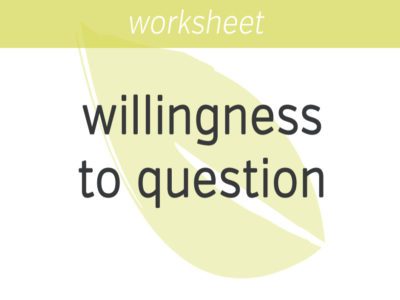 Willingness to Question