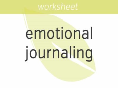 Emotional Journaling