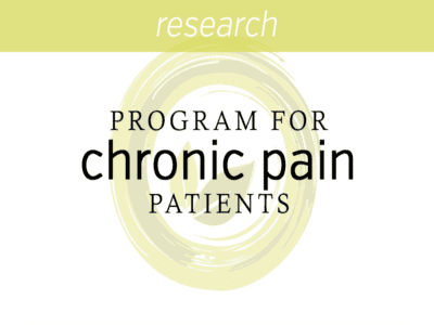 Outpatient Program for Chronic Pain Patients