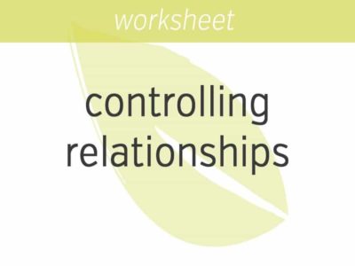are you controlling relationships