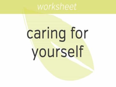 caring for yourself in an integrated way