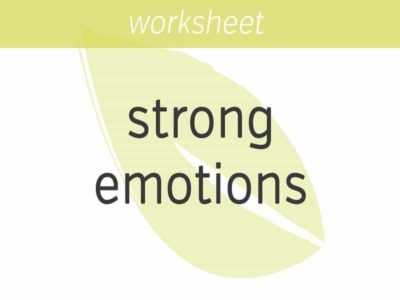 experiencing strong emotions while communicating