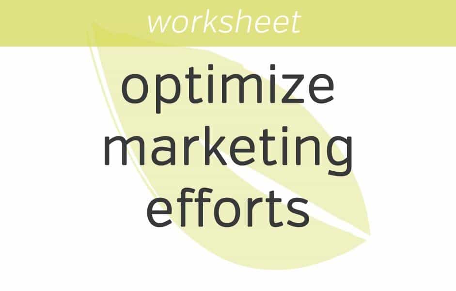 how to optimize your marketing efforts