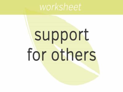 stepping up your support of others