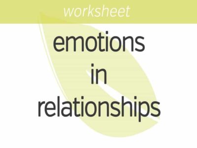 the impact of your emotions in relationships