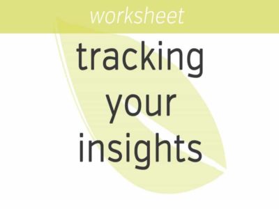 tracking your insights