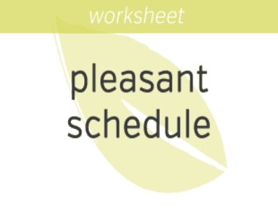 Pleasant schedule