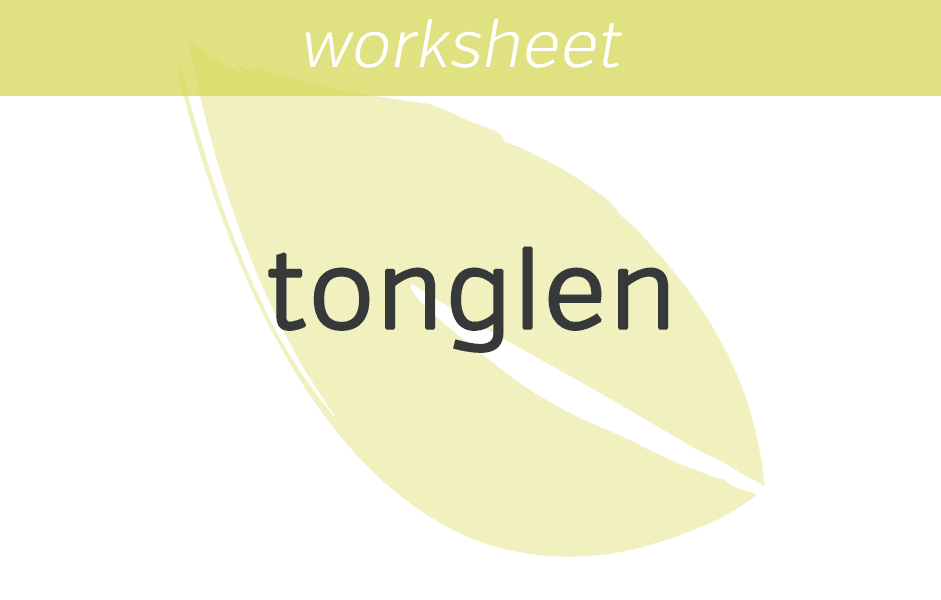 Tonglen Free Worksheet Download Now | Mindfulness Exercises