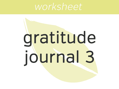 Gratitude Journal 3