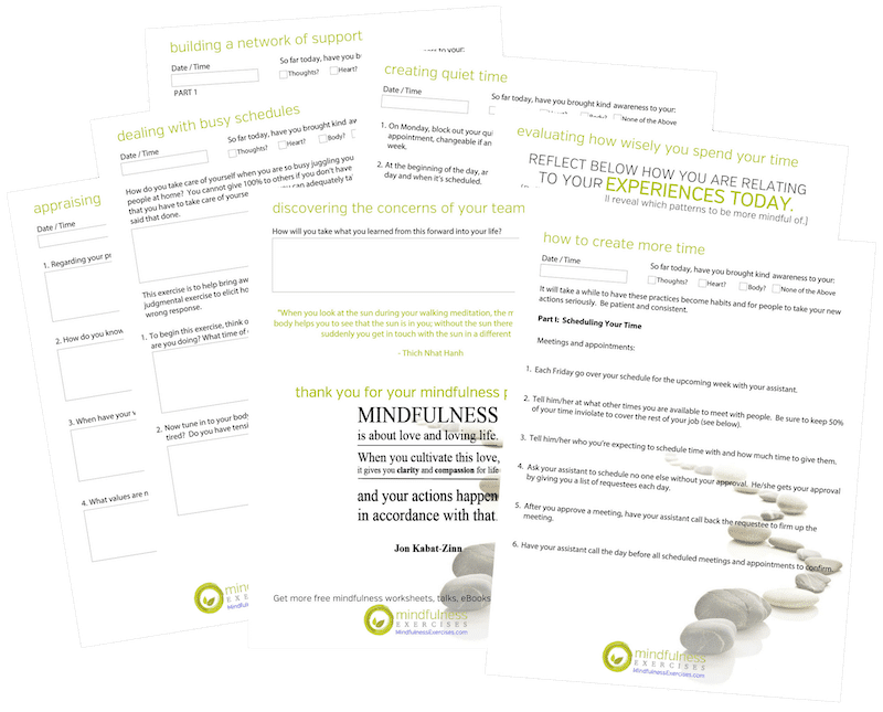 mindfulness worksheets for self-discovery mindfulness worksheets for self-discovery
