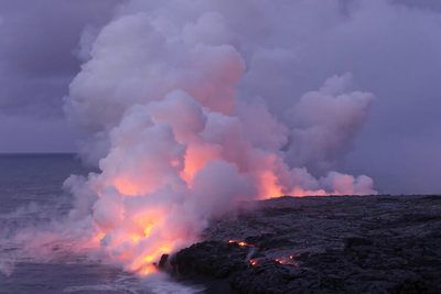 Awareness of Four Elements Earth, Air, Water and Fire