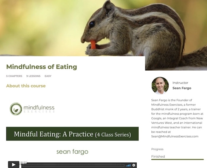 Mindfulness of Eating