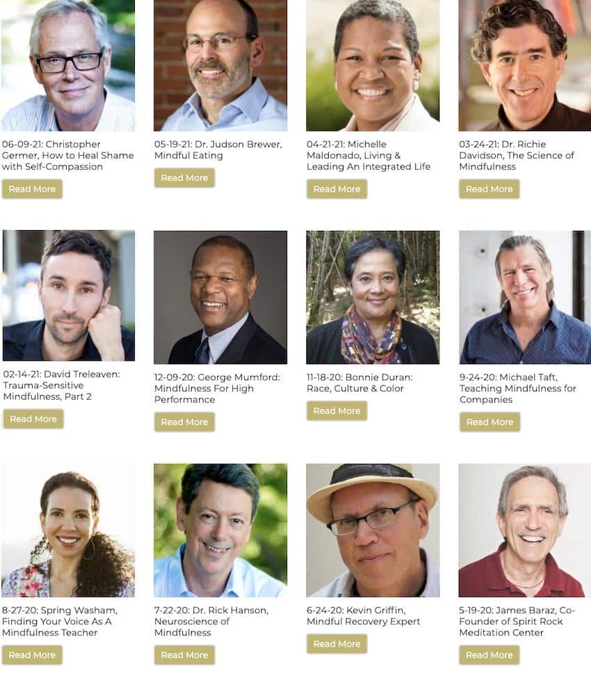 Monthly Live Mindfulness Training Monthly Live Mindfulness Training