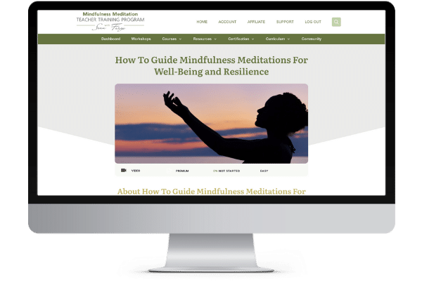 How to Guide Mindfulness Meditations Course