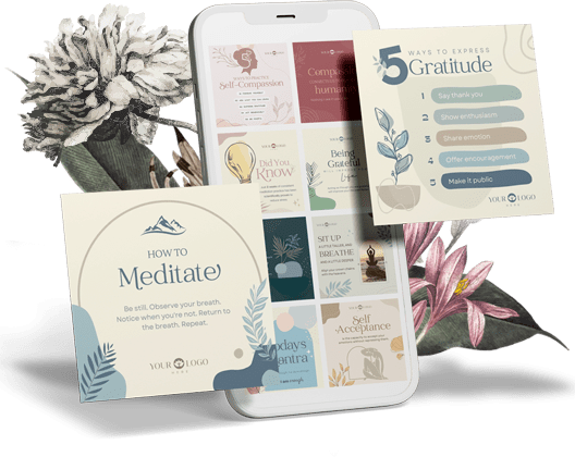 Social Media Templates from Mindfulness Exercises