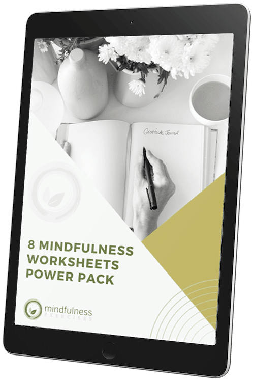 8 Mindfulness Worksheets Pack