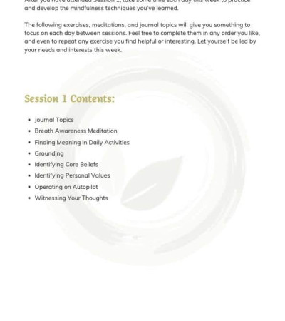 , Brandable Mindfulness Meditation Curriculum