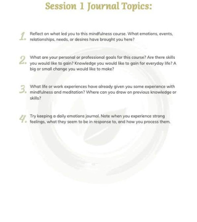, Brandable Mindfulness Meditation Curriculum